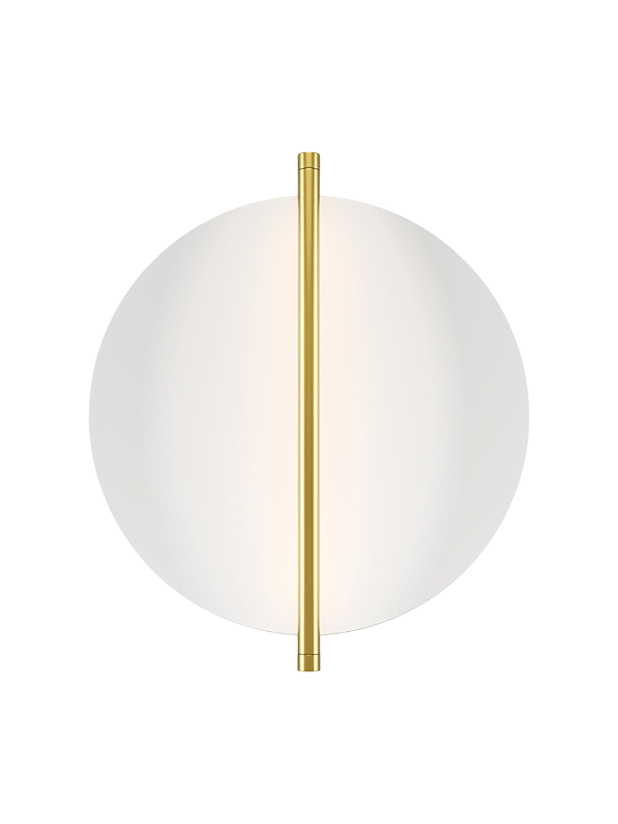 
LED Designer Wall Lamp "Mira" - White, Gold