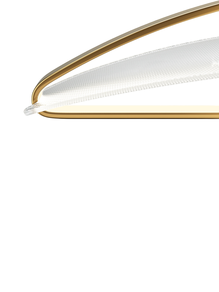 
Lampada a sospensione ovale di design a LED „Breeze“