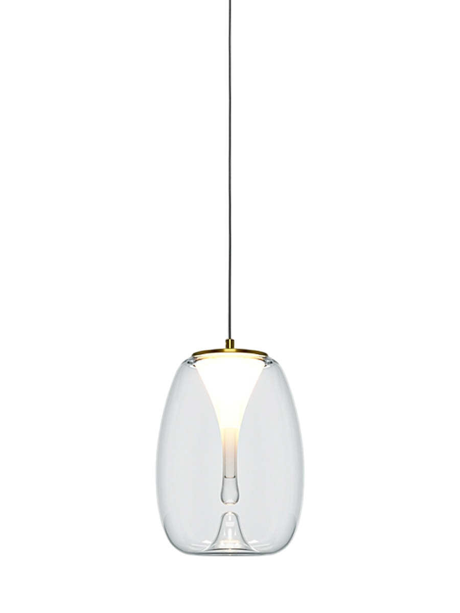 
Lampada a sospensione di design LED “Splash” - Trasparente