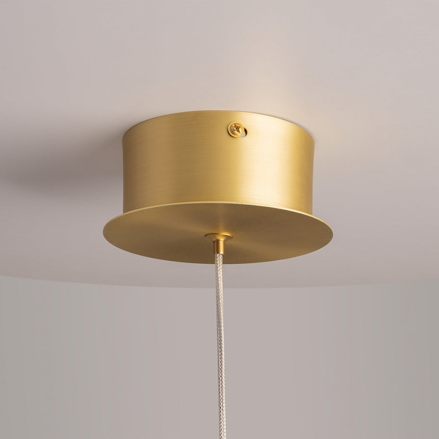 
Lampada a sospensione di design LED “Splash” - Vetro fumé