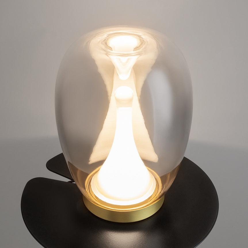 
Lampada da tavolo di design LED “Splash” - Vetro fumé