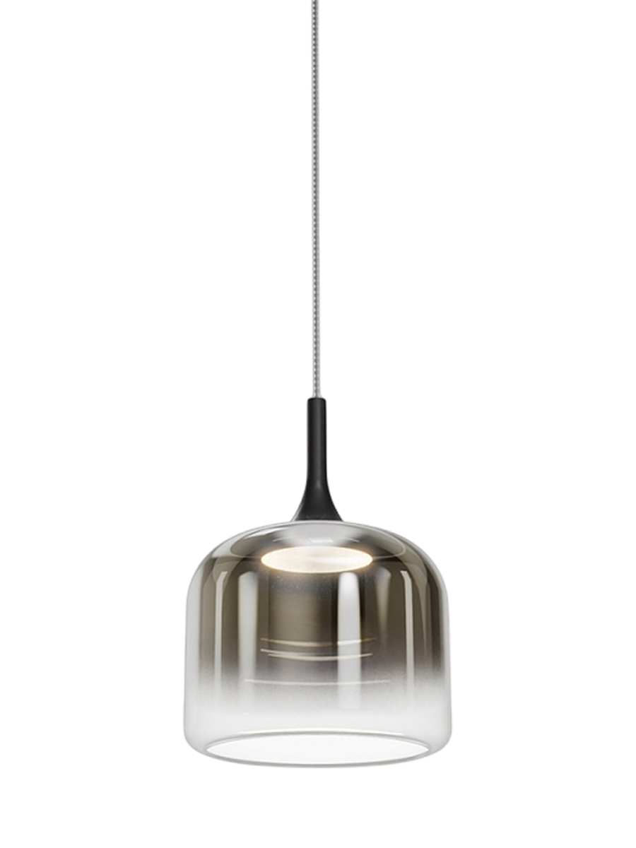 
Lampada a sospensione di design a LED "Spirito" - Nero / Bianco