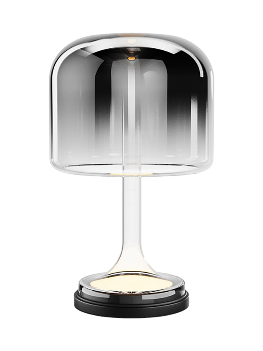 
Grande lampada da tavolo di design a LED "Spirito" - Nero / Bianco