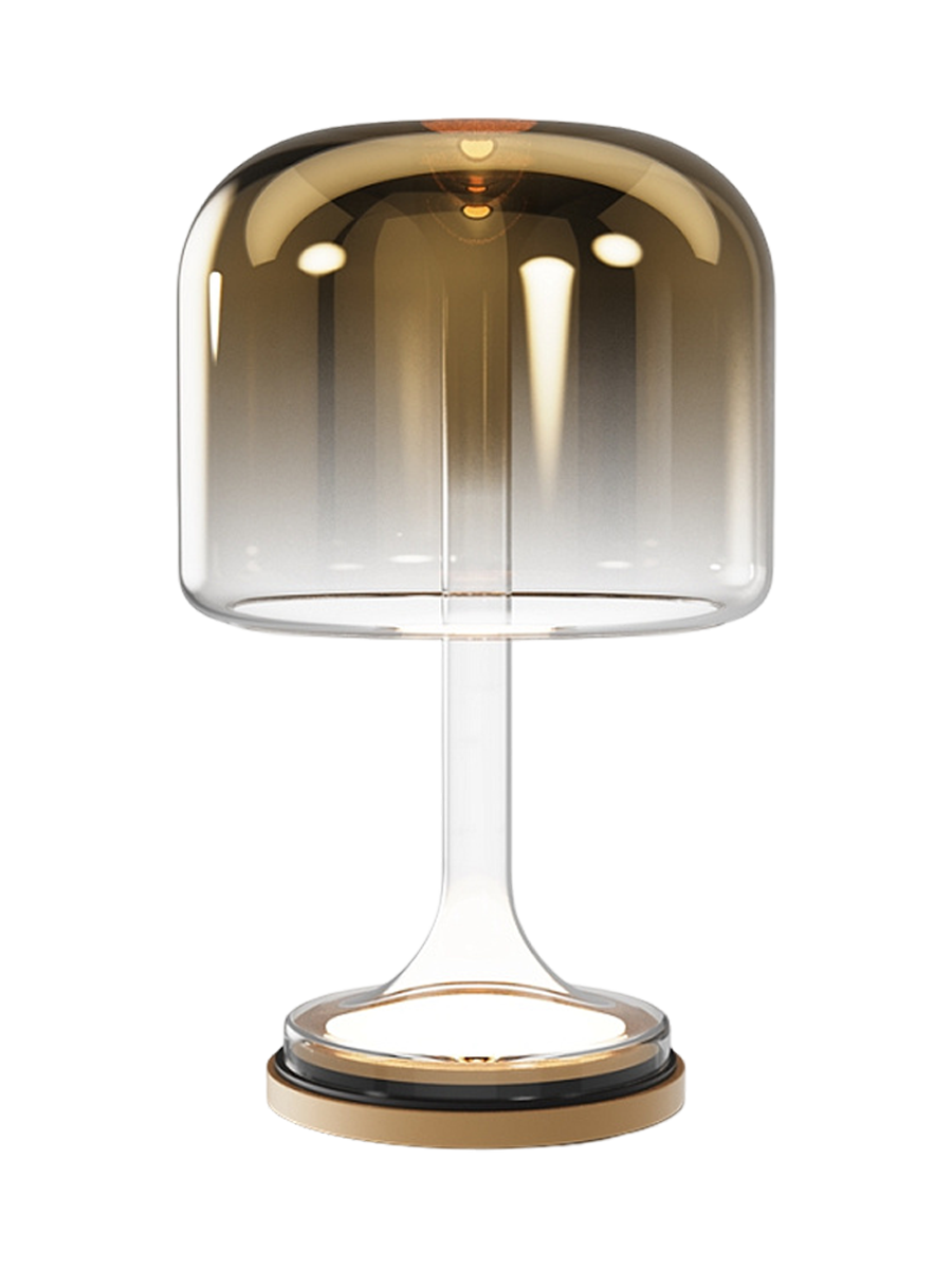 
Grande lampada da tavolo di design a LED "Spirito" - Bronzo / Weiss