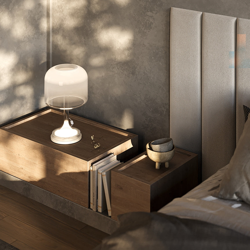 
Grande lampada da tavolo di design a LED "Spirito" - Bianco