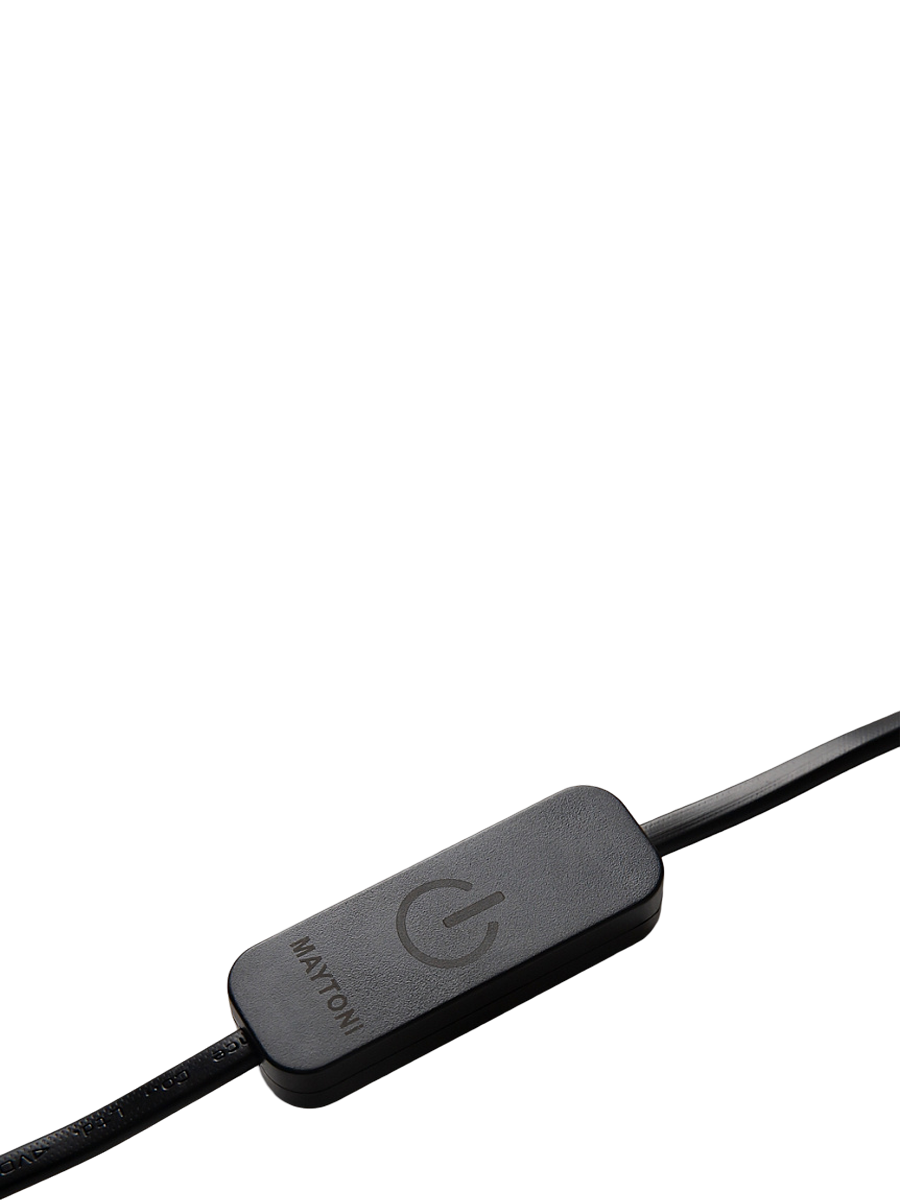 
Piccola lampada da tavolo di design a LED "Spirito" - Nero / Bianco