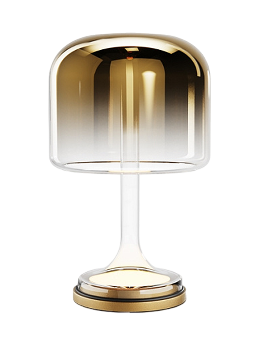 
Piccola lampada da tavolo di design a LED "Spirito" - Bronzo / Weiss