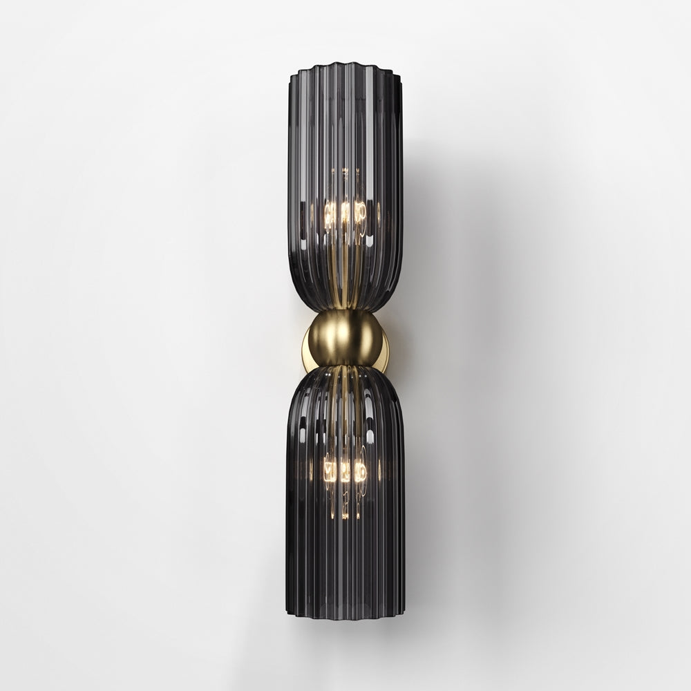
Lampada da parete Elegante „Antic II“ - Vetro fumé