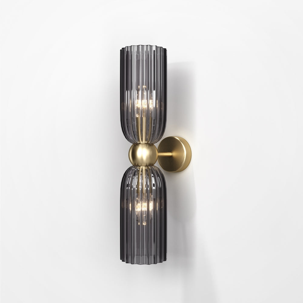 
Lampada da parete Elegante „Antic II“ - Vetro fumé