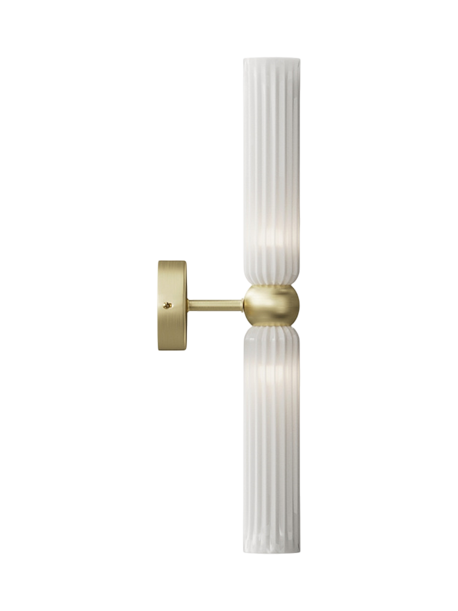 
Slim Elegante Wandlampe „Antic“ - Opalglas