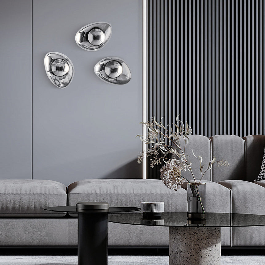 
Lampada da parete di design "Mabell" - Argento