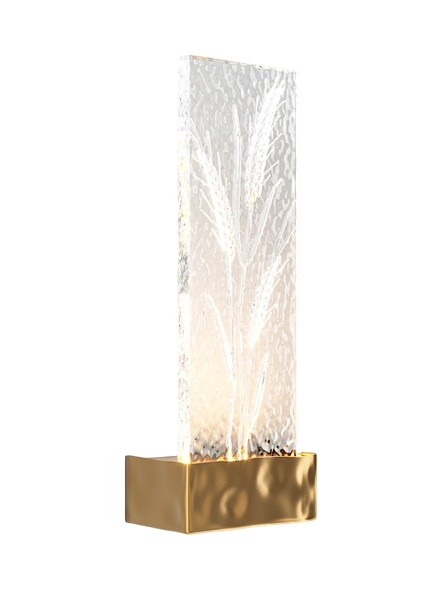 
Lampada da tavolo di design a LED "Ornate" - Ottone
