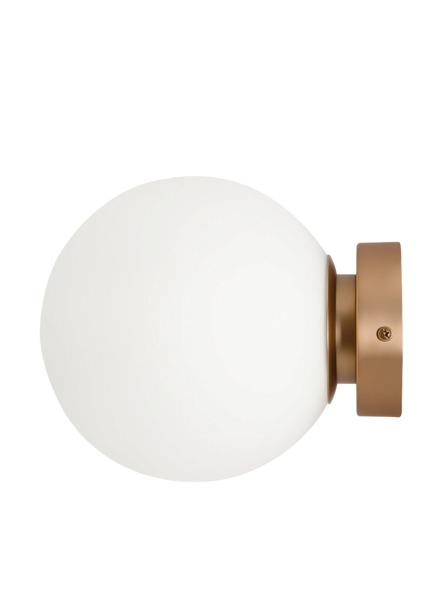 
Lampada da parete di design „Basic Form“ - Oro/Trasparente / ø 18cm