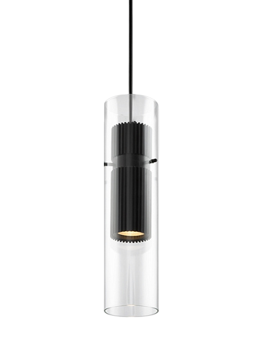 
Lampada a sospensione di design "Dynamics" - Nero