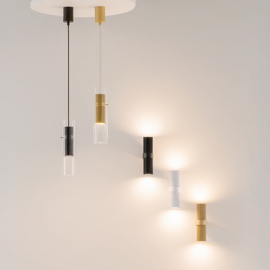 
Lampada a sospensione di design "Dynamics" - Nero