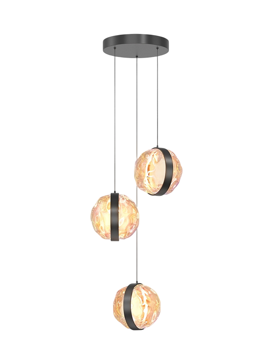 
Lampada a sospensione di design LED "Mesterio" - 3-Fiammeggianti