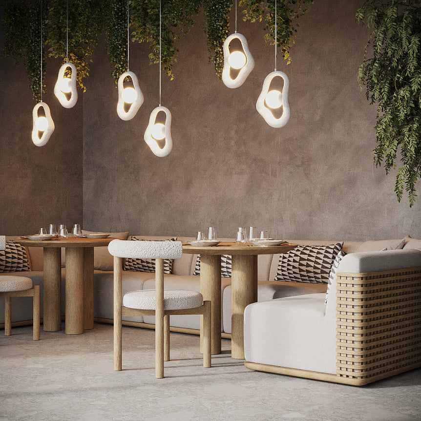 
Lampada a sospensione di design "Opus" - Bianco