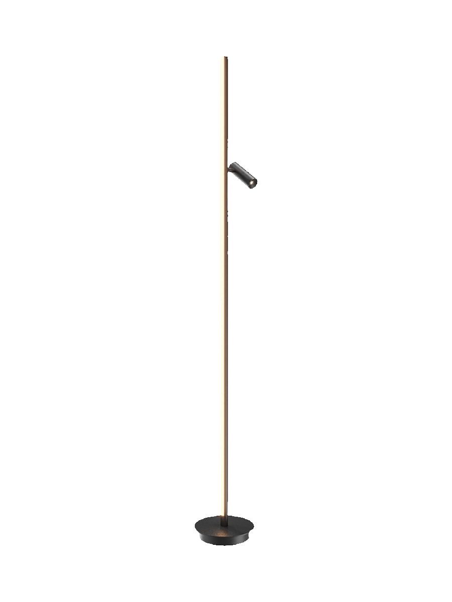 
LED Design Stehlampe "Thin" - Schwarz