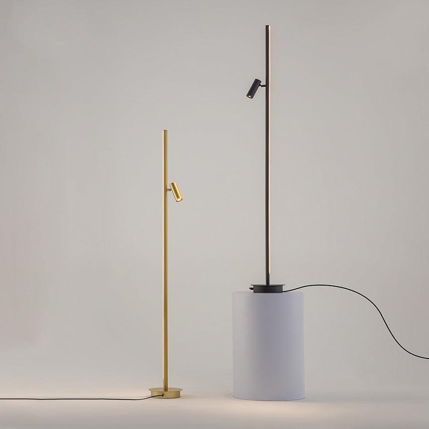 
LED Design Stehlampe "Thin" - Gold