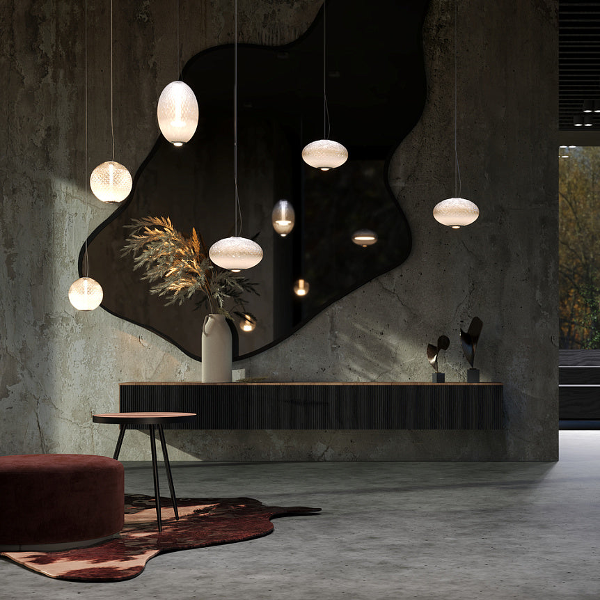 
Lampada a sospensione di design LED Globe "Bruma"