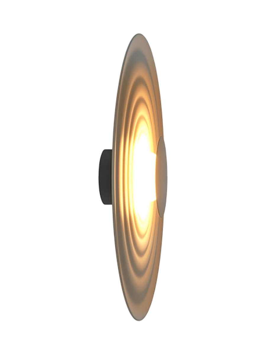 
LED Designer Wall Lamp "Nami" - Warm Gold