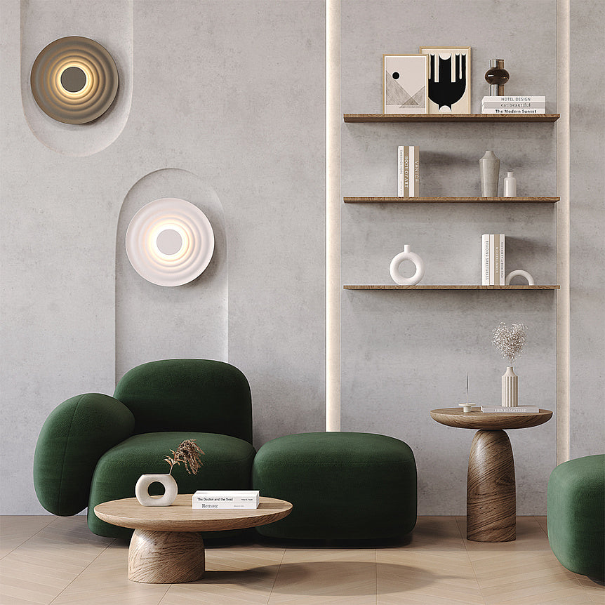 
LED Designer Wall Lamp "Nami" - Bronze