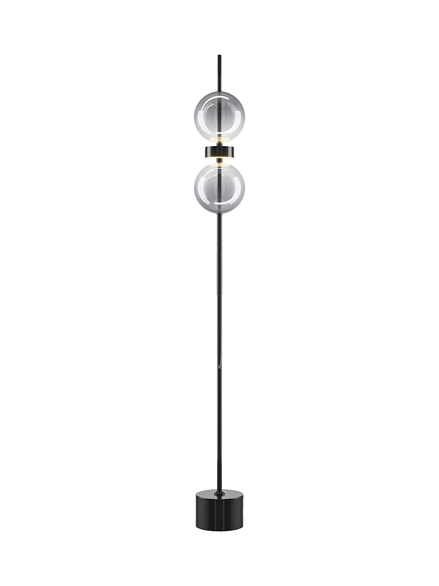 
Lampada da terra di design a LED "Double Moon"