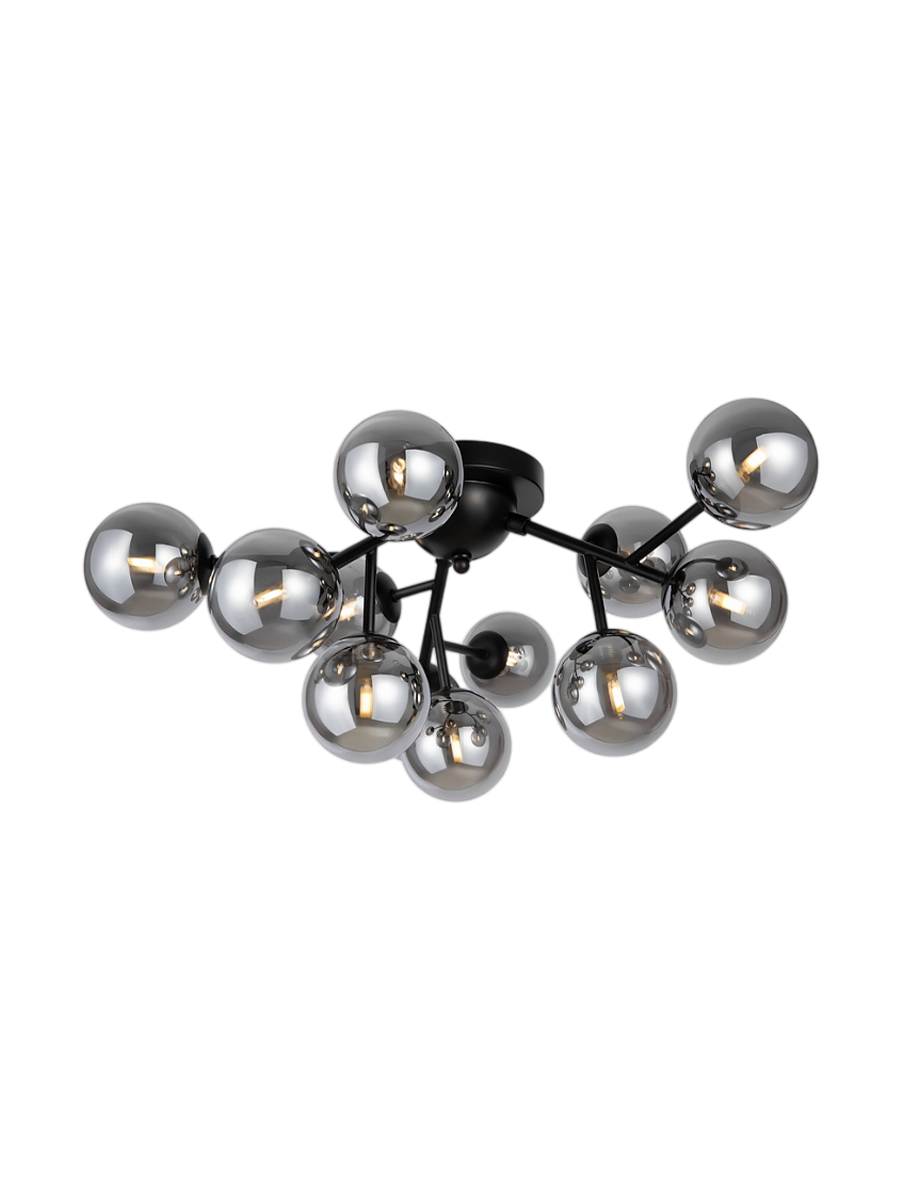 
Mini lampada da soffitto cluster „Dallas“ - Grigio/Nero