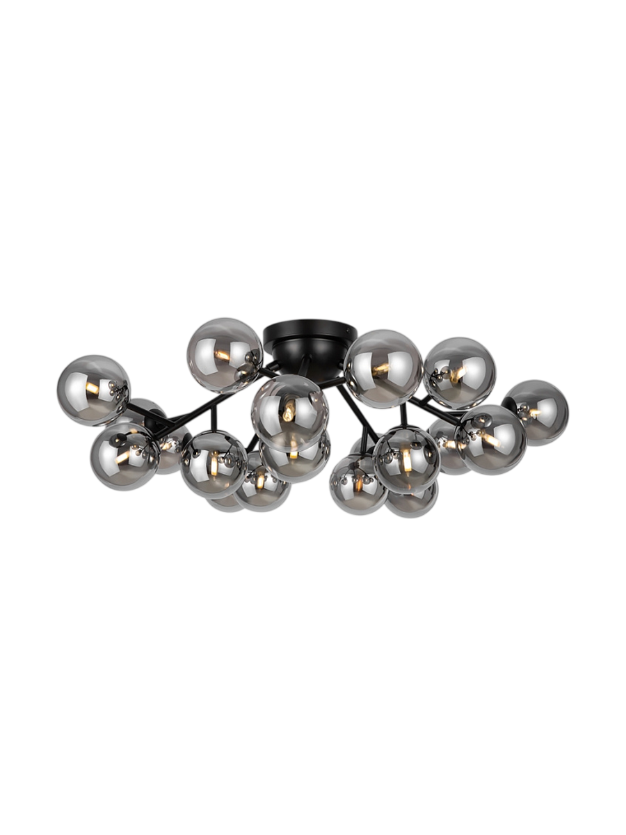
Cluster Ceiling Light "Dallas" - Grey/Black
