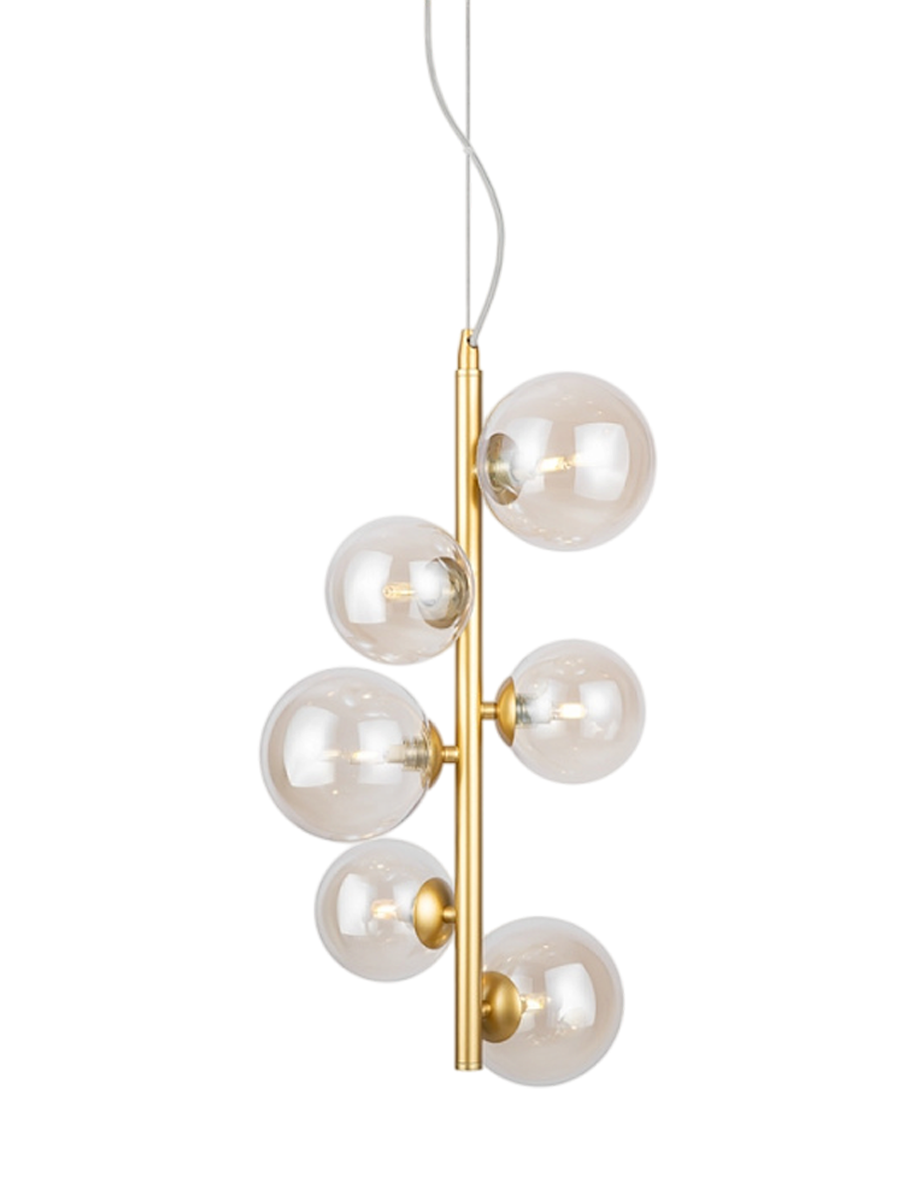 
Axis Pendellampe „Dallas“ - Bernstein/Gold
