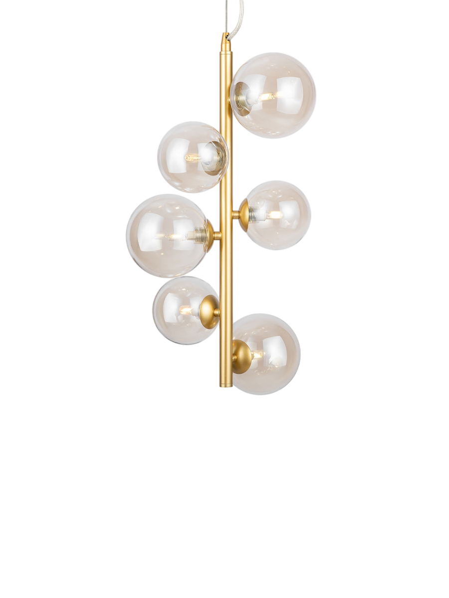 
Axis Pendellampe „Dallas“ - Bernstein/Gold