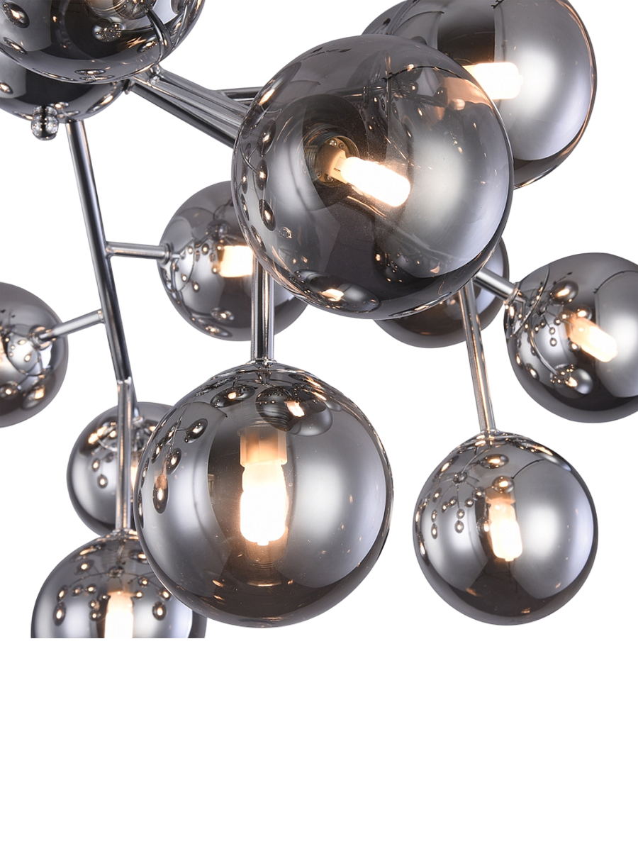 
Cluster Ceiling Light "Dallas" - Gray/Silver