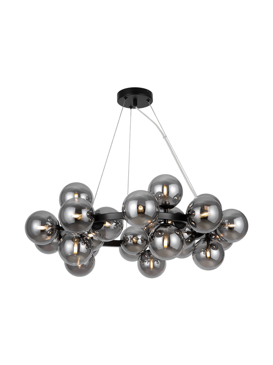 
Cluster Hängelampe „Dallas“ 25-Flammig - Grey/Schwarz