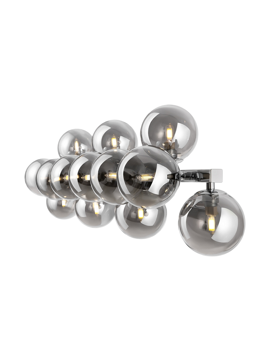 
Dallas" Linear Wall Lamp, 13-Light - Gray/Silver