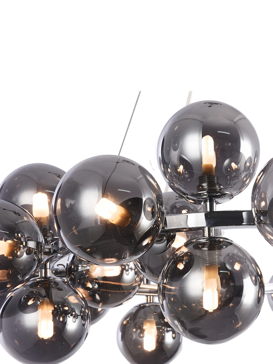 
Cluster Hängelampe „Dallas“ 25-Flammig - Grey/Silver