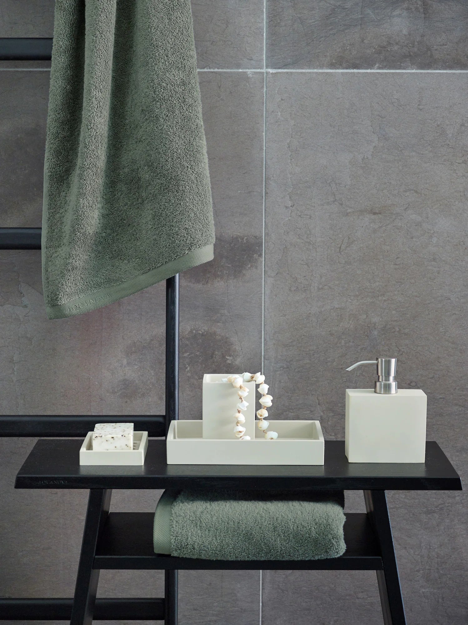 
High-Quality Designer Soap Dish "Moon" Beige