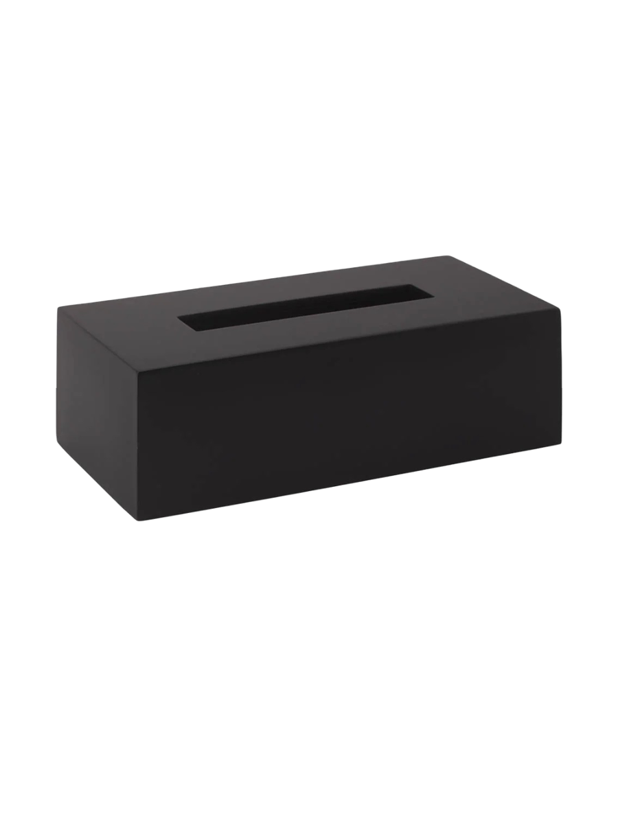 
High-Quality Designer Tissue Box "Moon" - Black