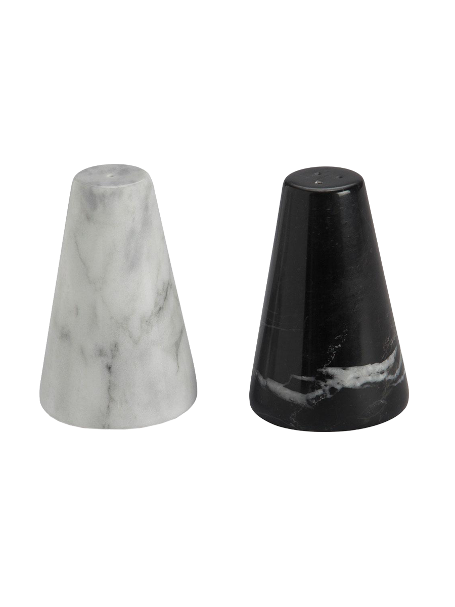 
Ensemble salière et poivrière "Marmo" en 2 pièces, en marbre