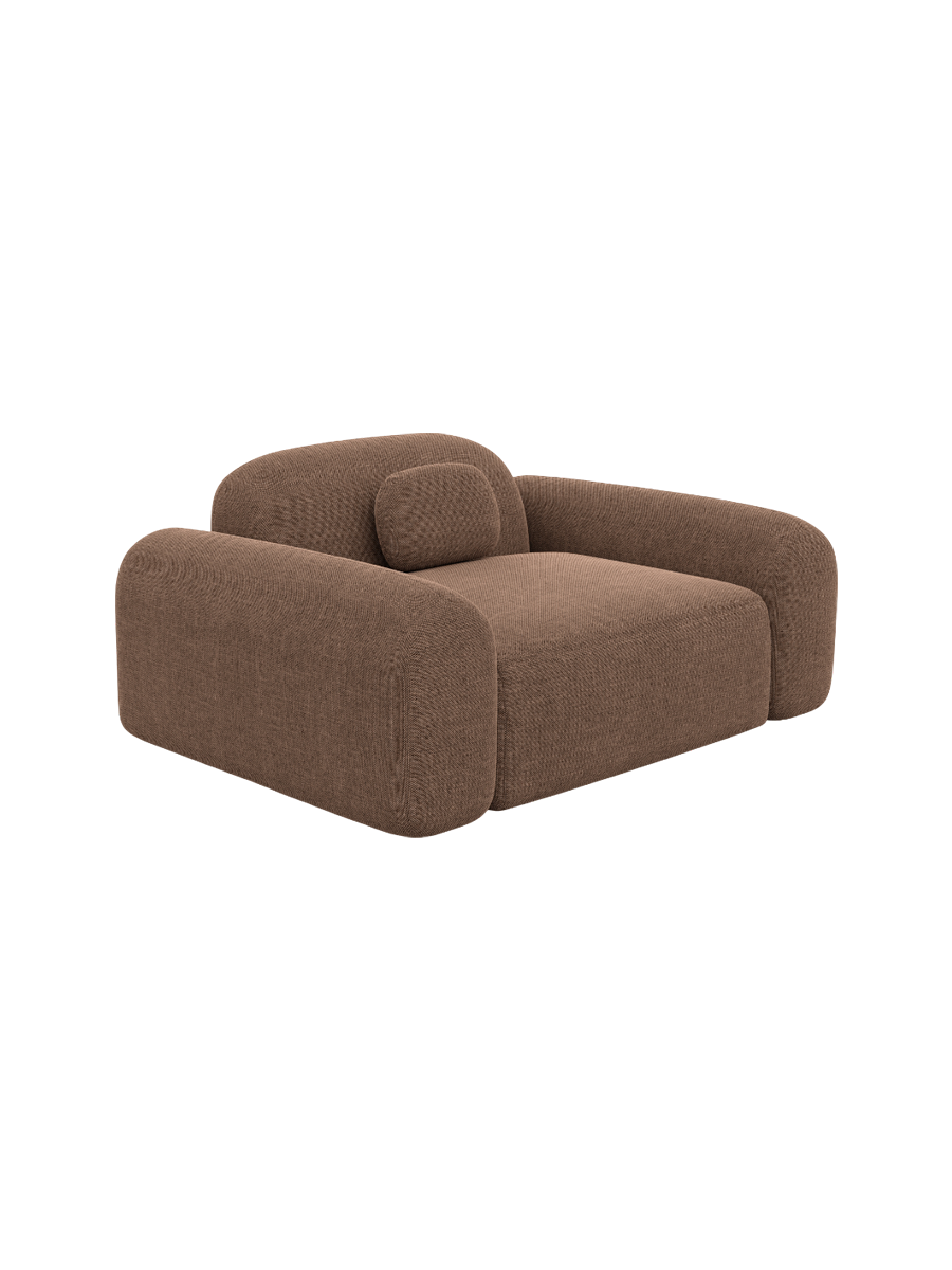
Design Loungesessel „Ravello“ mit Strukturstoff-Bezug - Strukturstoff Anthrazit