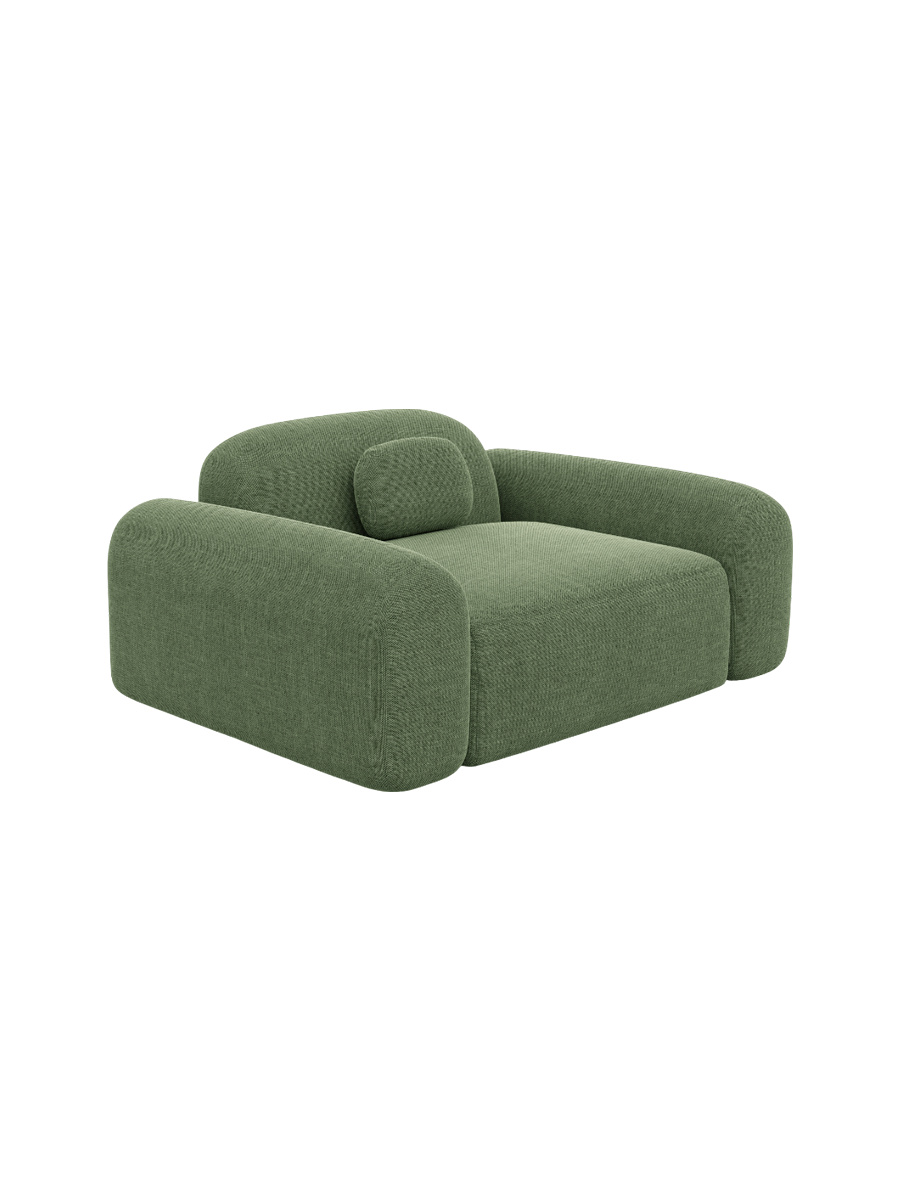 
Design Loungesessel „Ravello“ mit Strukturstoff-Bezug - Strukturstoff Anthrazit