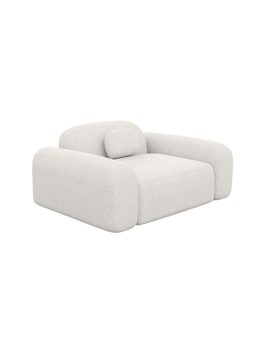 
Design Loungesessel „Ravello“ mit Strukturstoff-Bezug - Strukturstoff Anthrazit