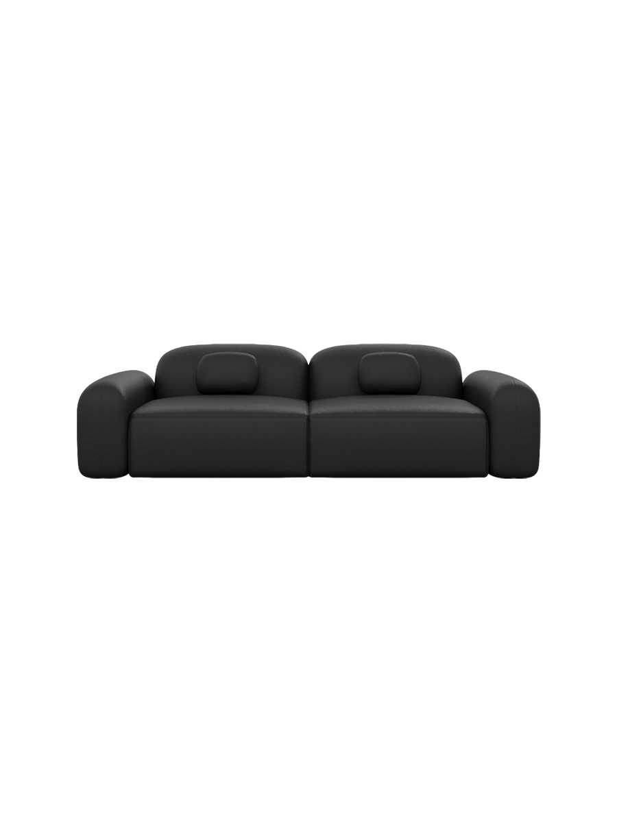 
3-Sitzer Design Echtleder Sofa „Ravello“ - Echtleder Beige
