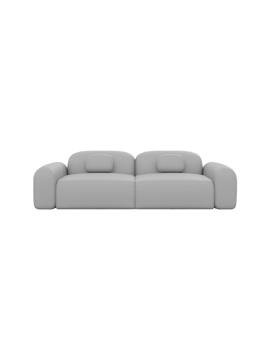 
3-Sitzer Design Echtleder Sofa „Ravello“ - Echtleder Beige