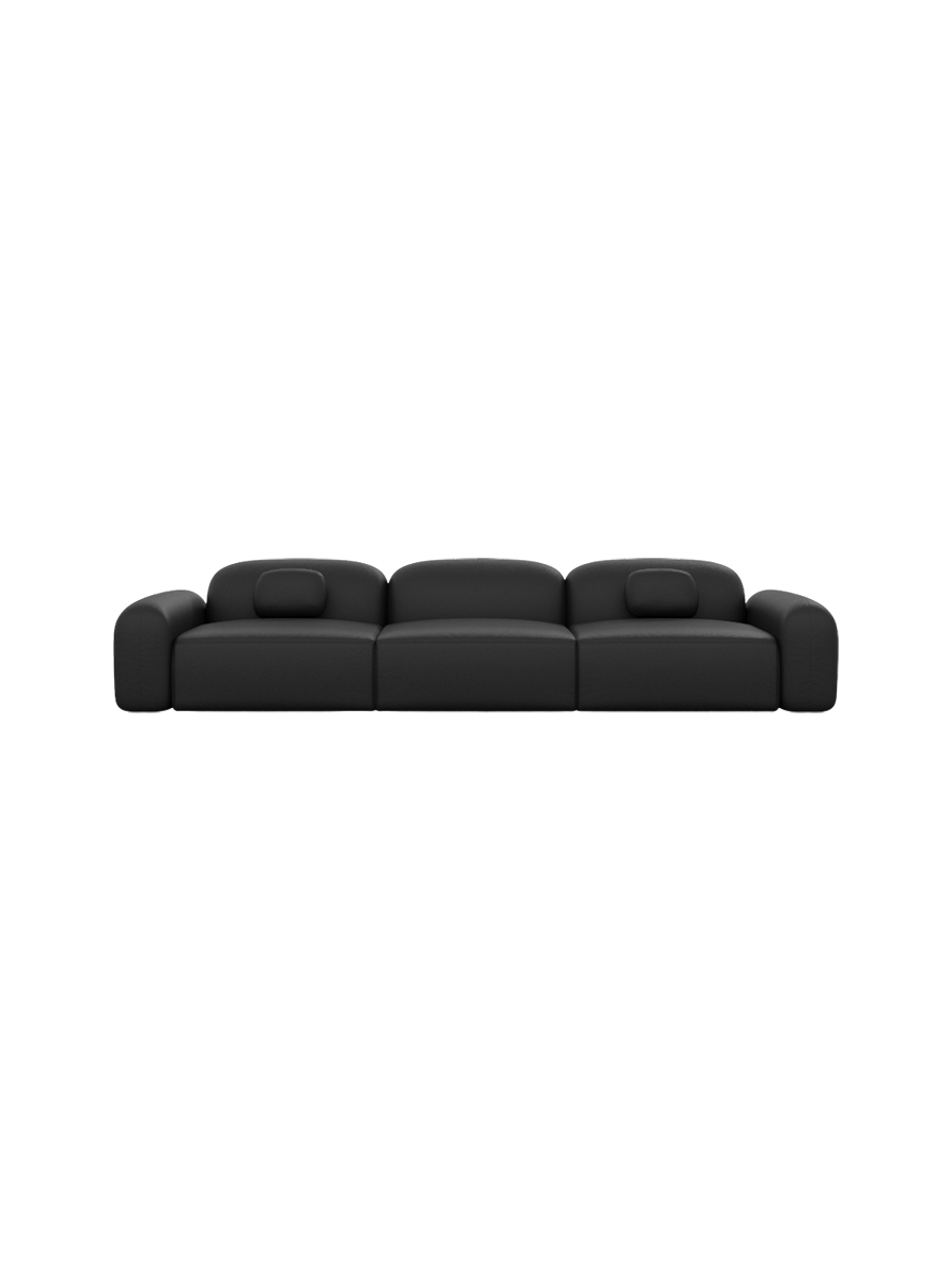 
4-Sitzer Design Echtleder Sofa „Ravello“ - Echtleder Beige