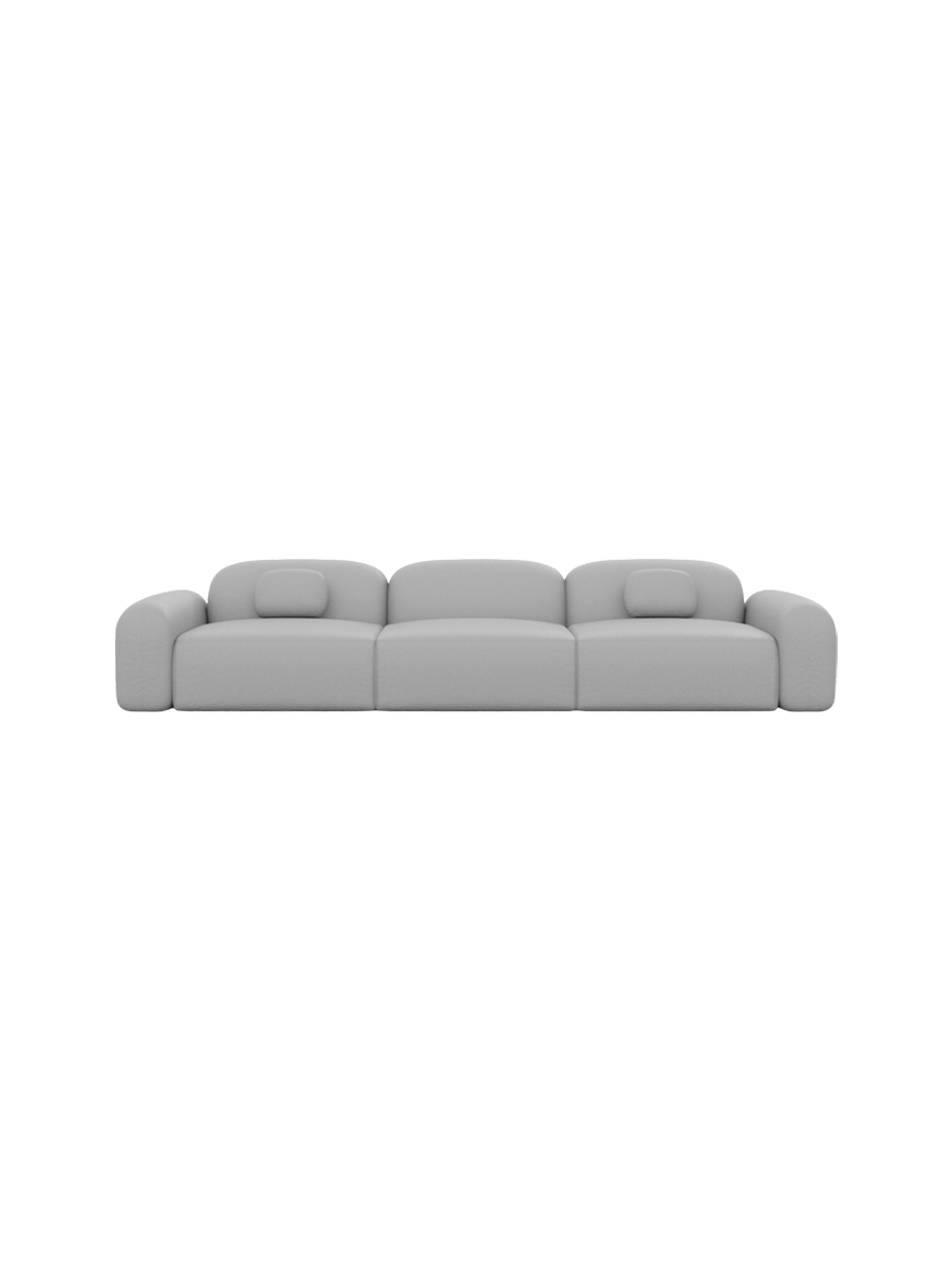 
4-Sitzer Design Echtleder Sofa „Ravello“ - Echtleder Beige