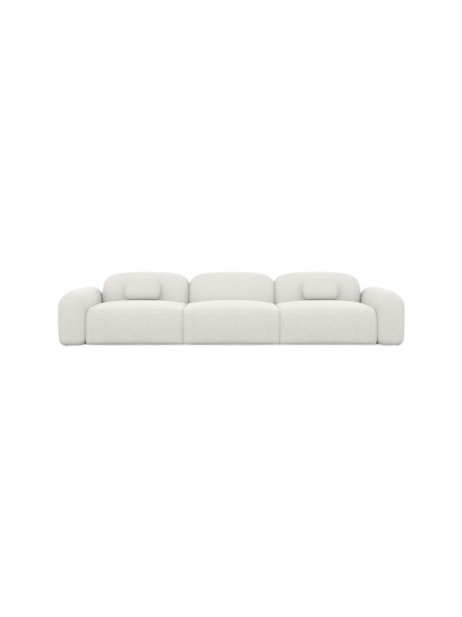 
4-Sitzer Design Sofa „Ravello“ mit Strukturstoff-Bezug - Strukturstoff Anthrazit