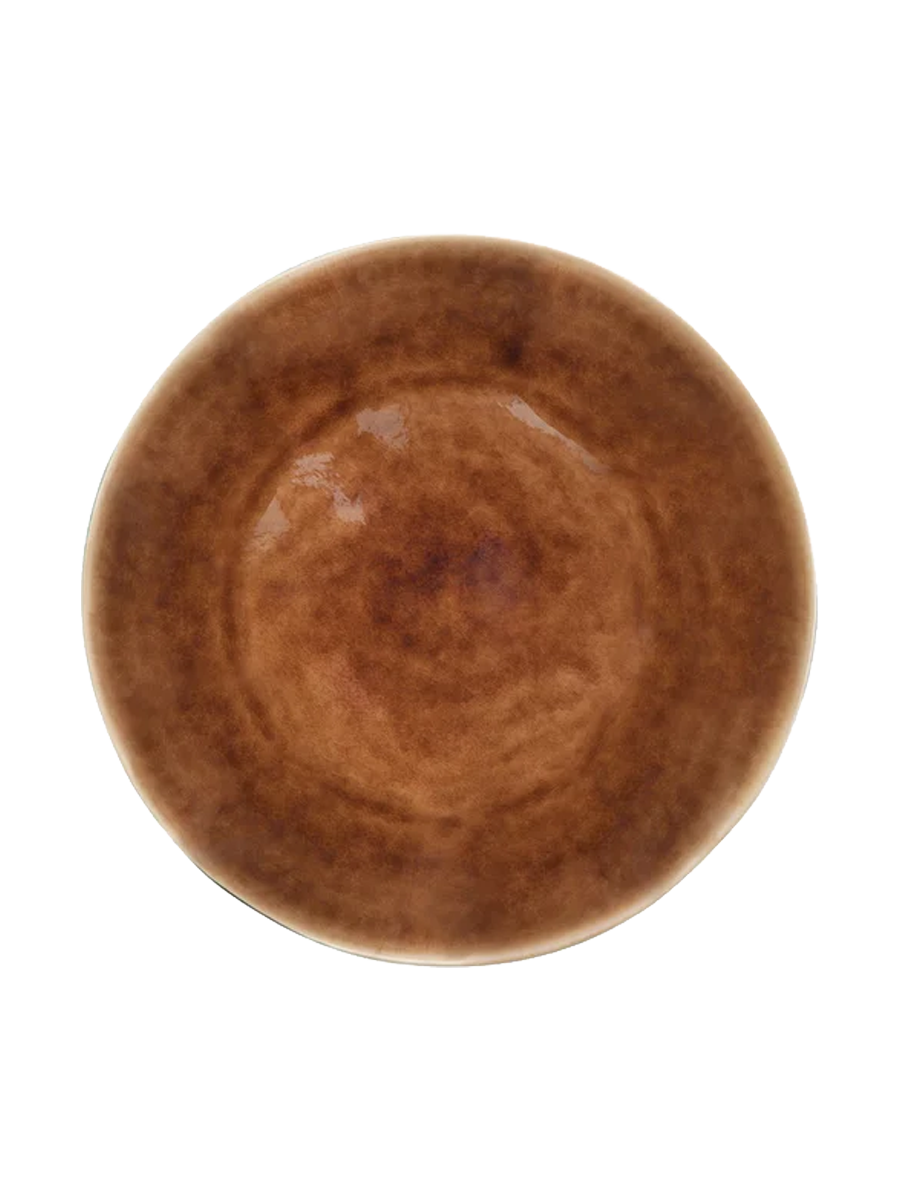 
Handmade Dinner Plate "Riviera" - Earth