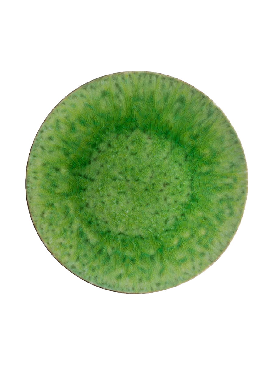 
Handcrafted Charger Plate "Riviera" - Tomato