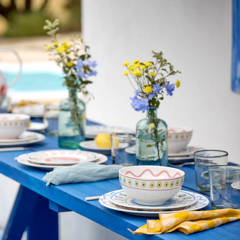 
Handmade Soup & Cereal Bowl "Summer Bliss"