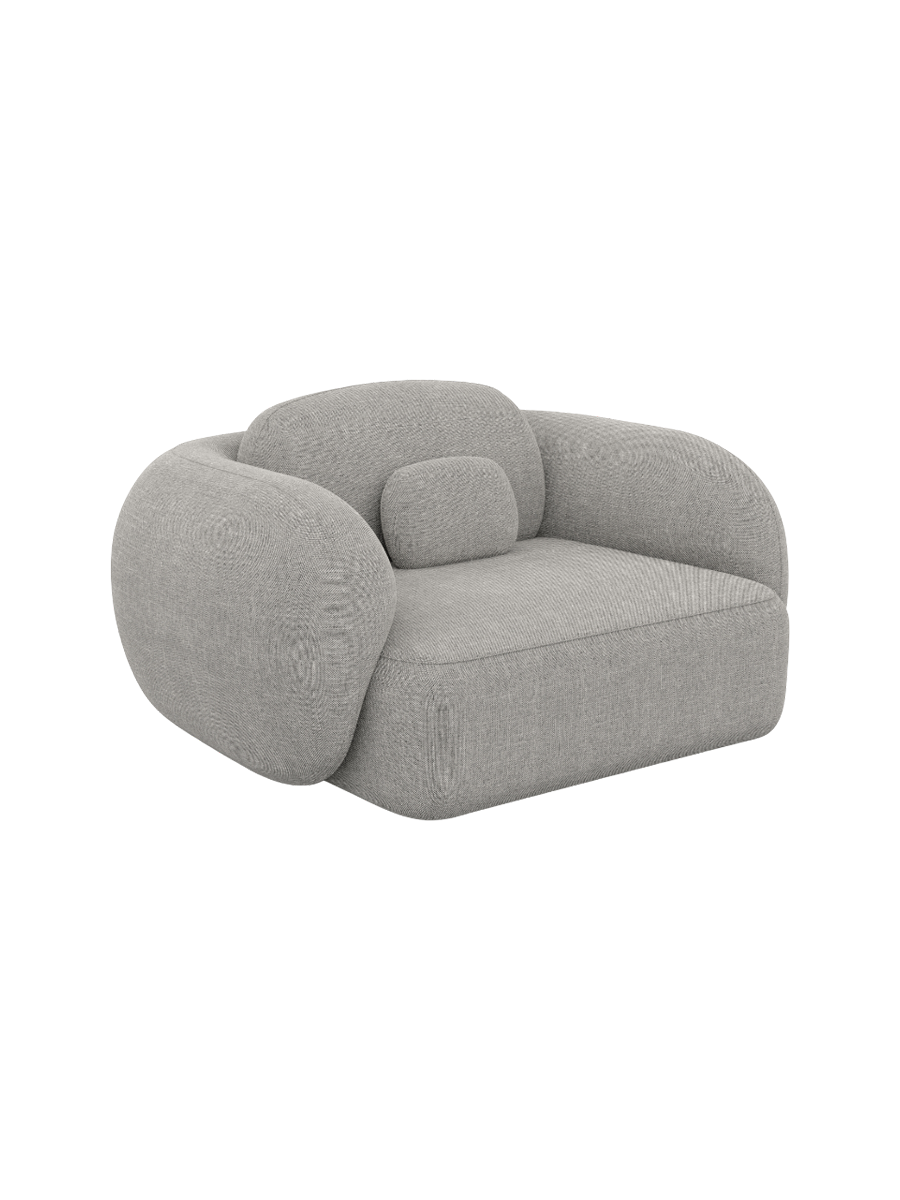 
Design Loungesessel „Avella“ mit Strukturstoff-Bezug - Strukturstoff Anthrazit